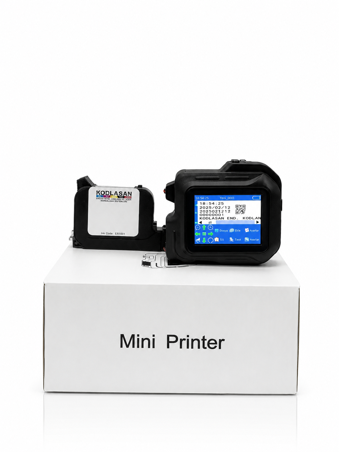 Mini El Tipi Inkjet Kodlama Makinesi HP45 Kartuşlu 12.7mm  | TIJ İnkjet Sistem | Kodlasan