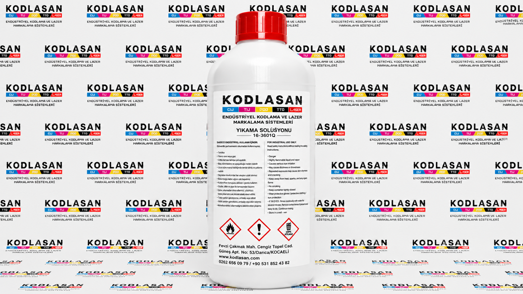 Videojet 16-3601Q Wash Clean 1 Litre (Yıkama Solüsyon)