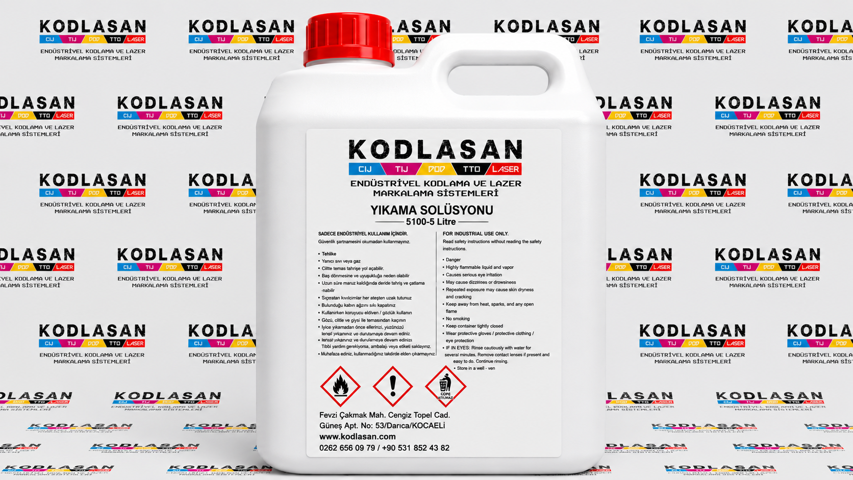 Markem İmaje 5100-5 Wash Clean 5 Litre (Yıkama Solüsyon)