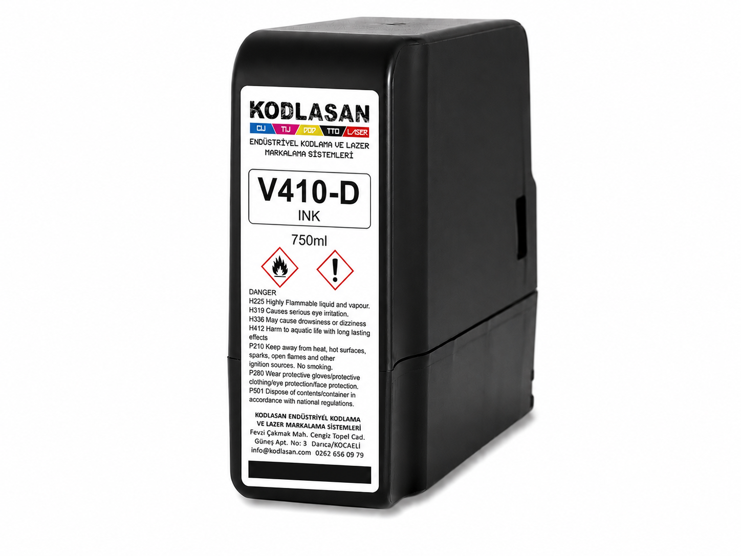 Videojet V410-D İnk, Mürekkep | Videojet Sarf Malzeme | Kodlasan