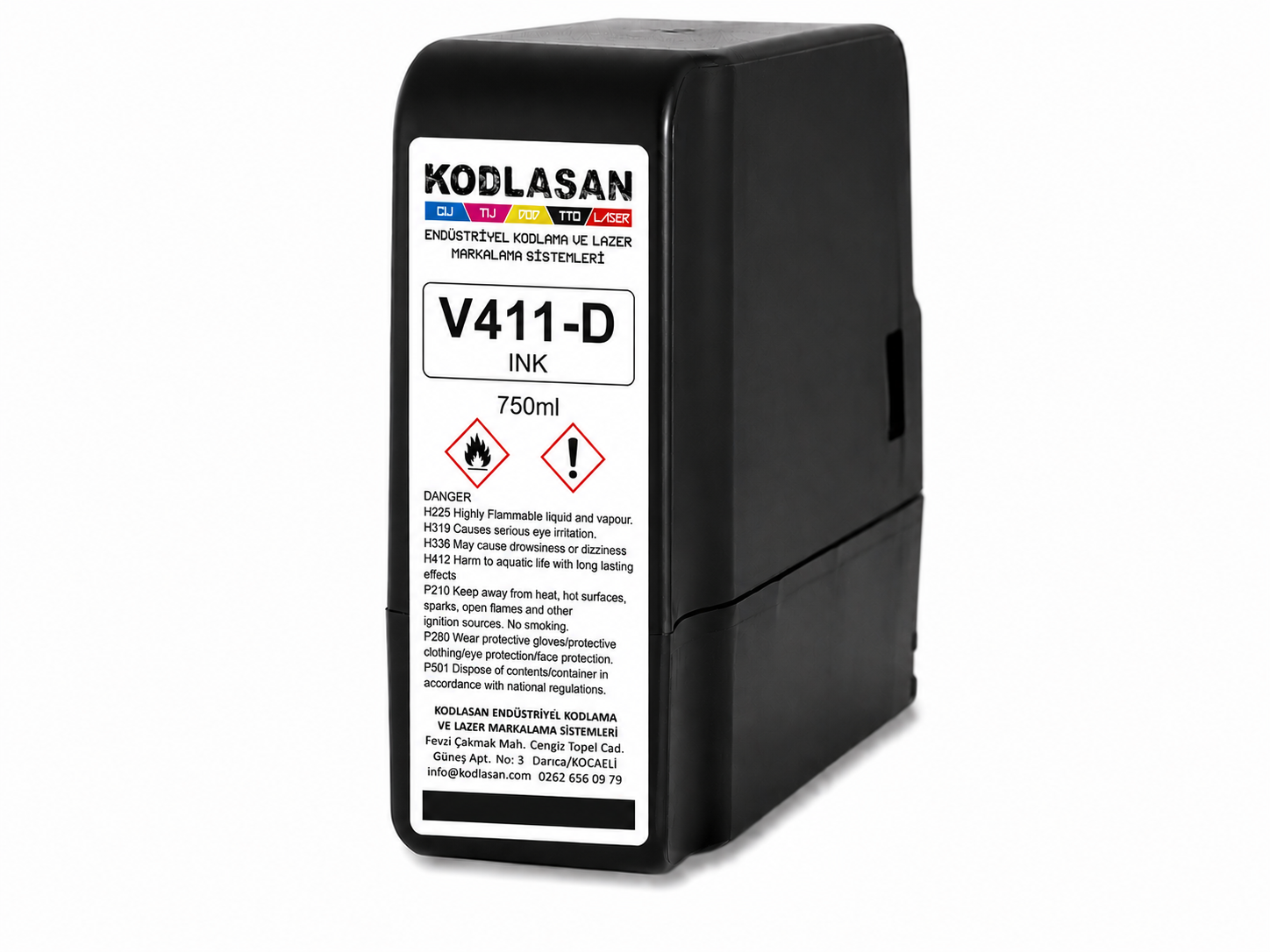 Videojet V411-D İnk, Mürekkep | Videojet Sarf Malzeme | Kodlasan