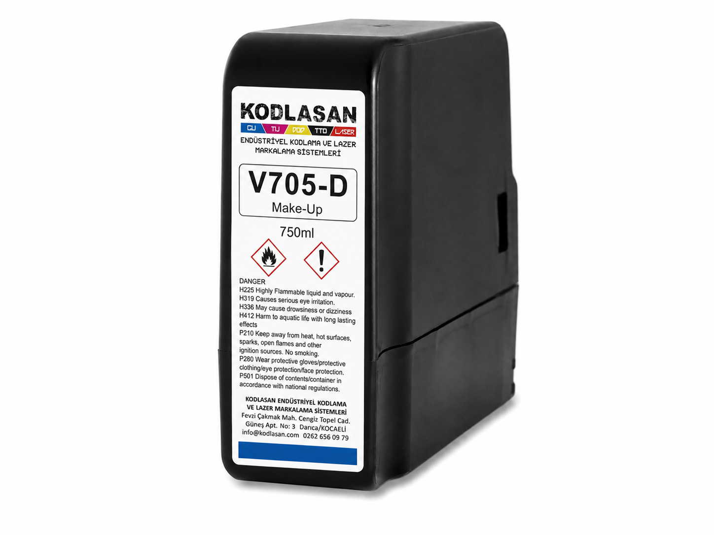 Videojet V705-D Make Up, İnceltici | Videojet Sarf Malzeme | Kodlasan