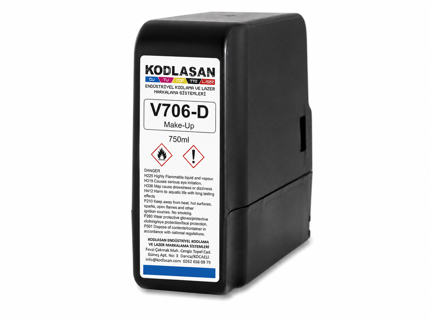 Videojet V706-D Make Up, İnceltici | Videojet Sarf Malzeme | Kodlasan