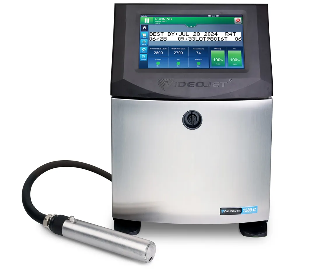 Videojet 1580 Inkjet Kodlama Makinesi Servis, Mürekkep ve Teknik Destek | Kodlasan