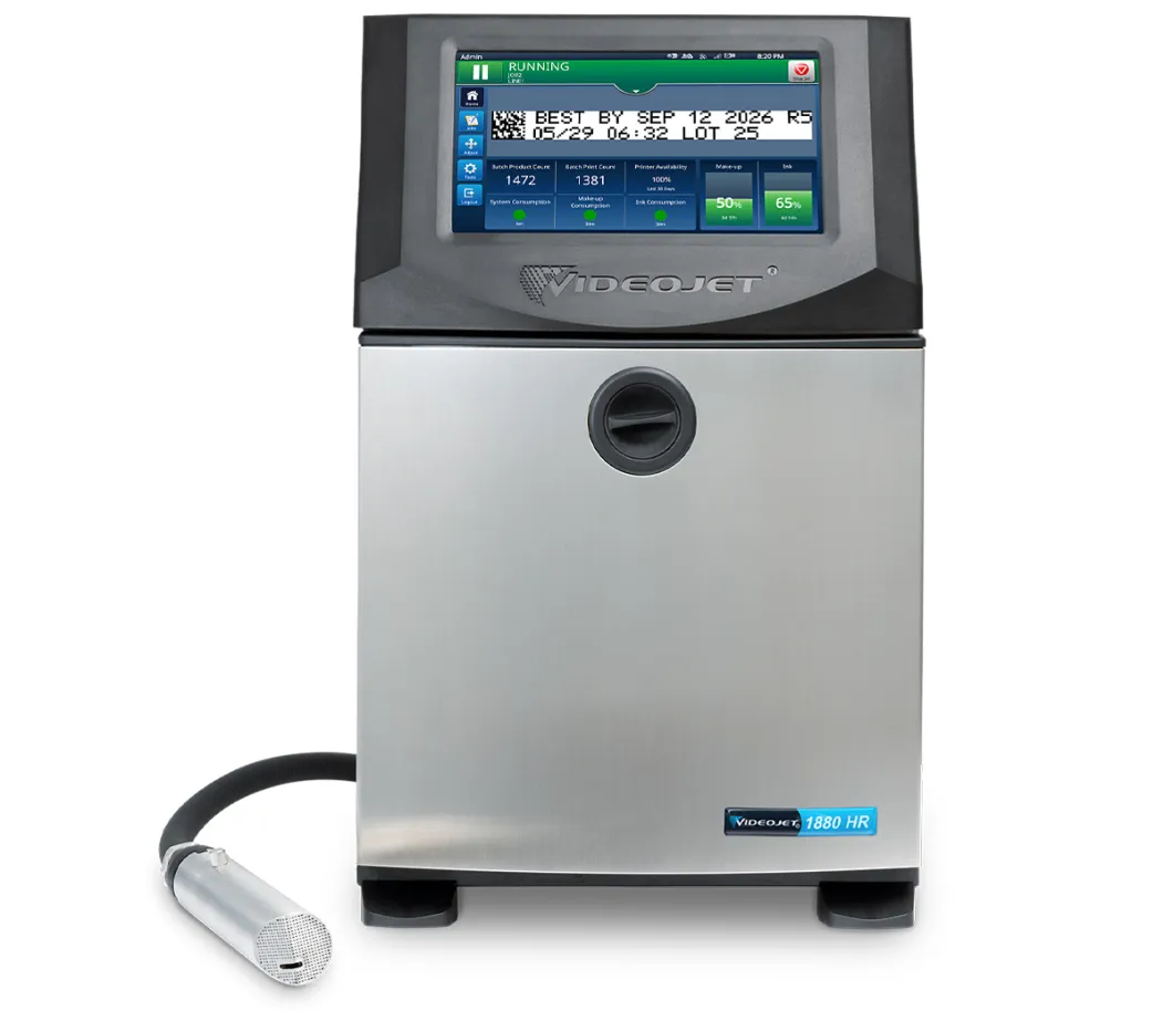 Videojet 1880 Inkjet Kodlama Makinesi Servis, Mürekkep ve Teknik Destek | Kodlasan