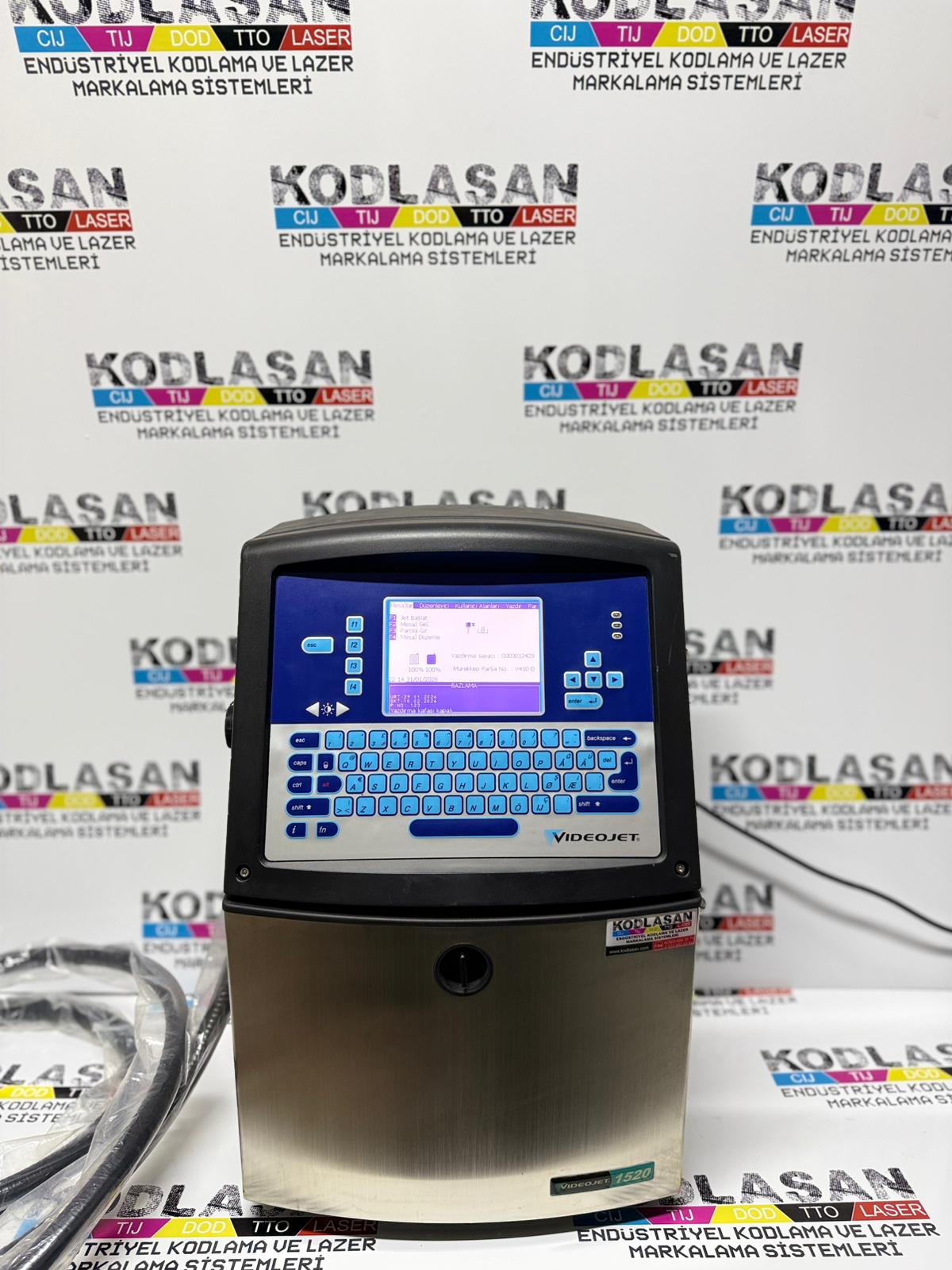 Videojet 1520 Inkjet Kodlama Makinesi Servis, Mürekkep ve Teknik Destek | Kodlasan