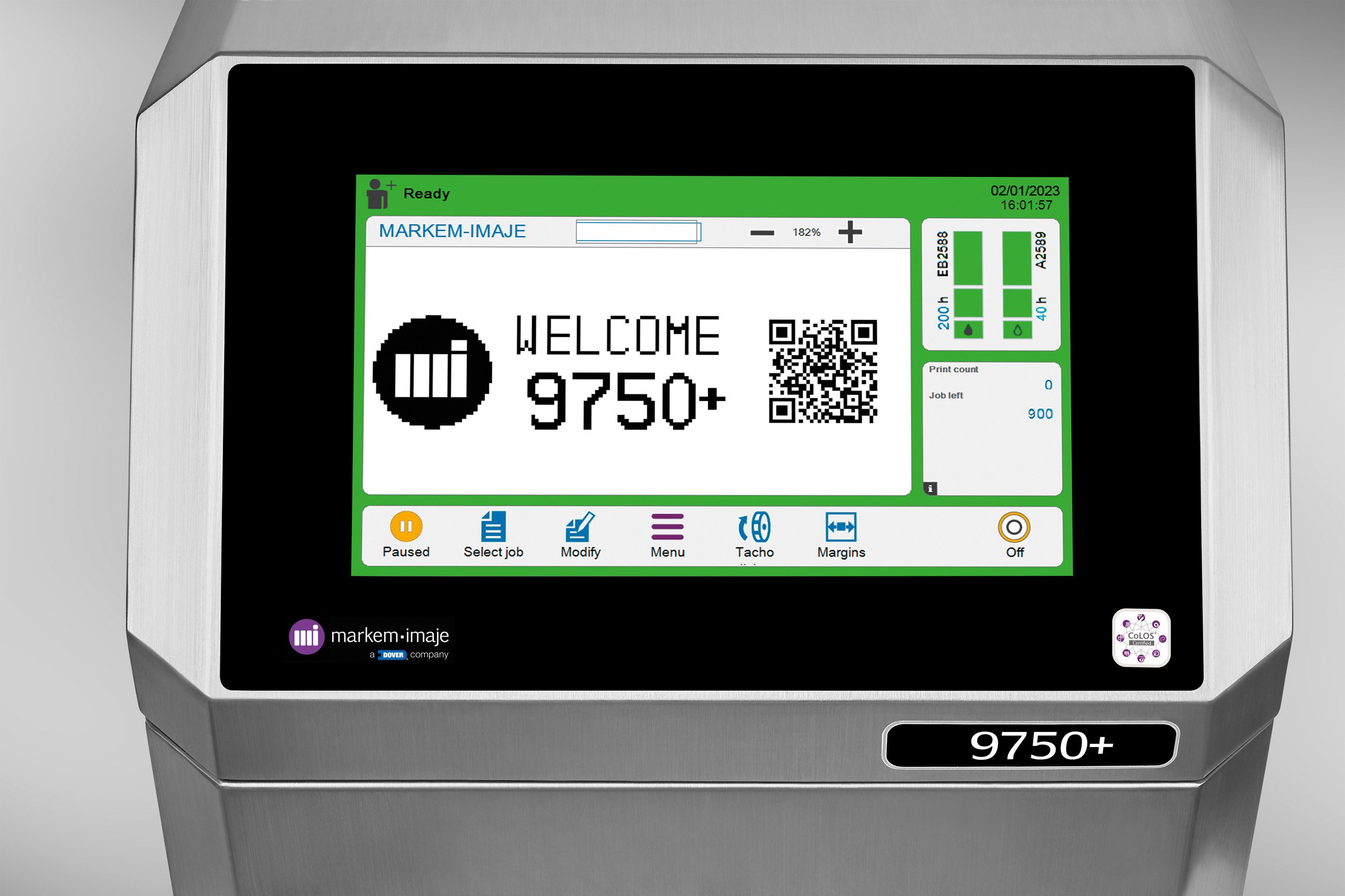 Markem Imaje 9750 Plus Inkjet Kodlama Makinesi Servis, Mürekkep ve Teknik Destek | Kodlasan
